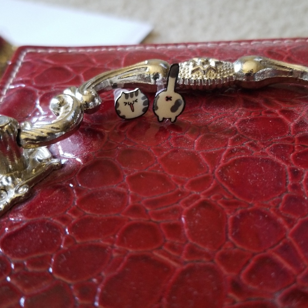 Cute kitty cat earrings
